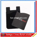 Silicone Smart Phone Wallet/Card Holder with screen clearner for promotion